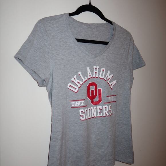 Gray Oklahoma Sooners Women's T-Shirt - Picture 2 of 3